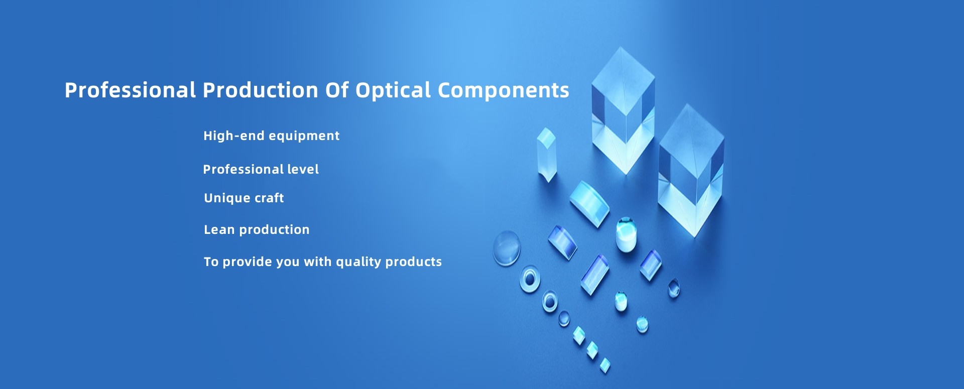 Professionelle Produktion von Fabriken für optische Komponenten